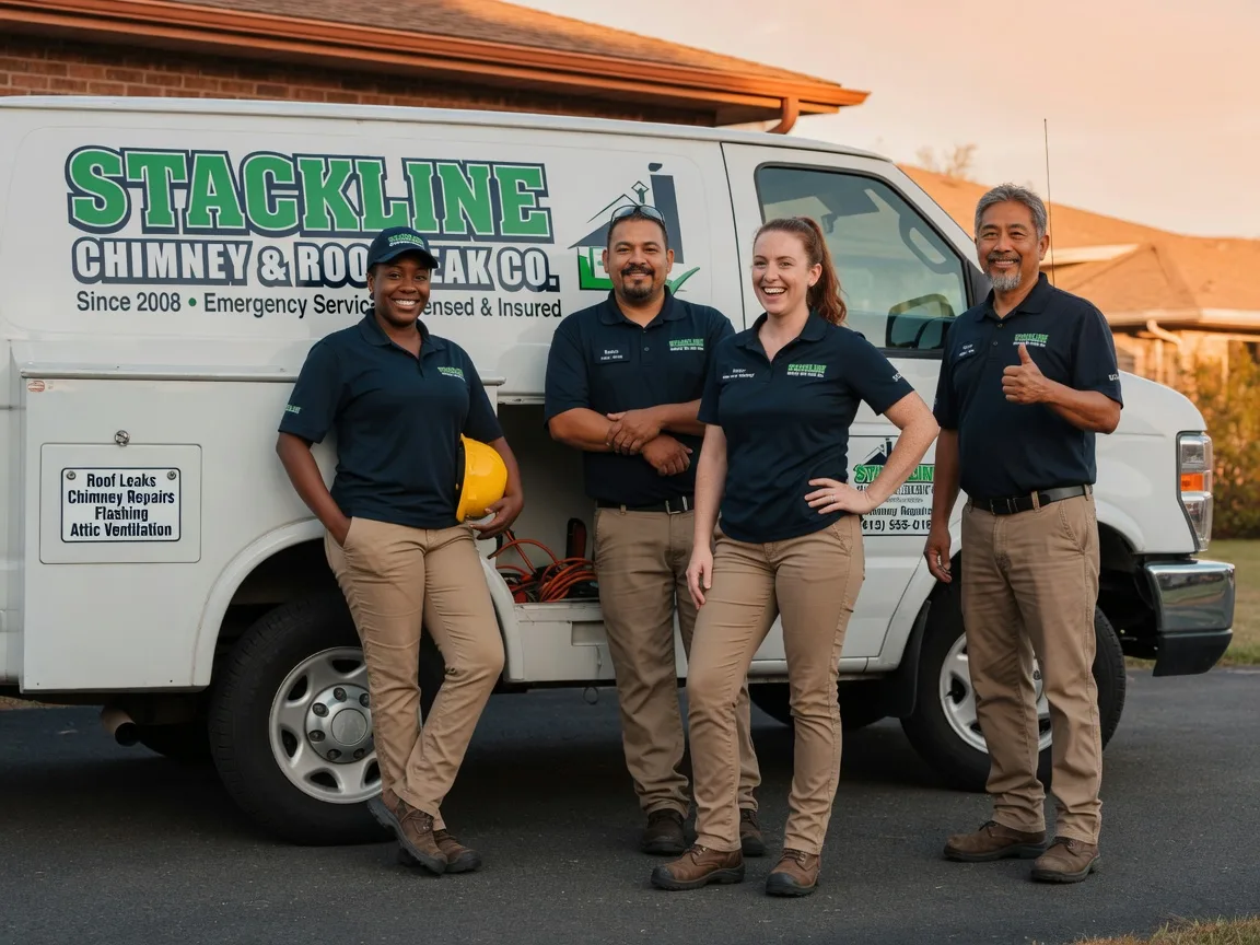 Chimney flashing repair company in Hurst, IL